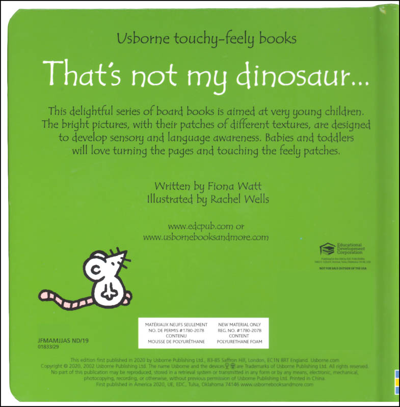 That's Not My Dinosaur on Classic Toys - Toydango