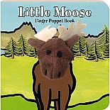 Little Moose Finger Puppet Bk