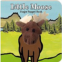 Little Moose Finger Puppet Bk