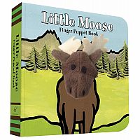 Little Moose Finger Puppet Bk