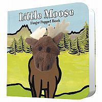 Little Moose Finger Puppet Bk