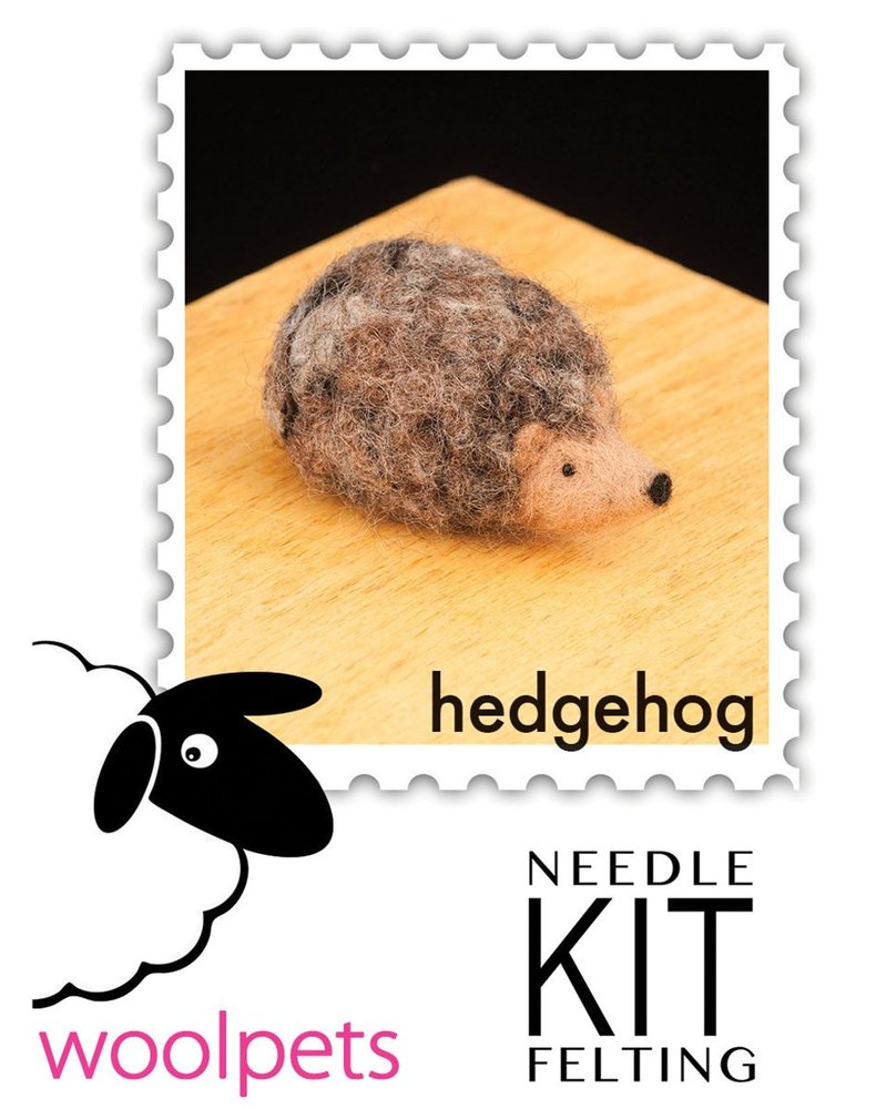 Hedgehog Needle Felting Kit