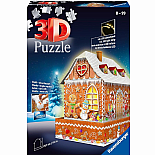 Gingerbread House - Night Edition (216 pc puzzle-buildings)