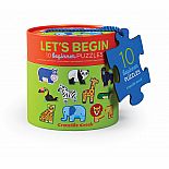 2pc Let's Begin Puzzles Jungle