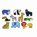 2pc Let's Begin Puzzles Jungle